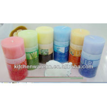 haonai glass hot sale!tea cup shape candle